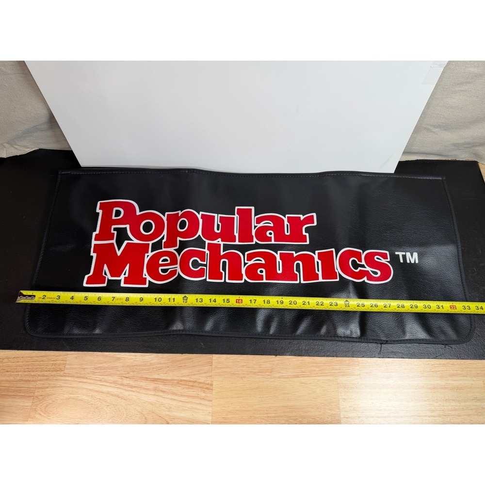 Popular Mechanics Fender Cover Black Magnetic Vinyl Automotive Shop Tool 33x14